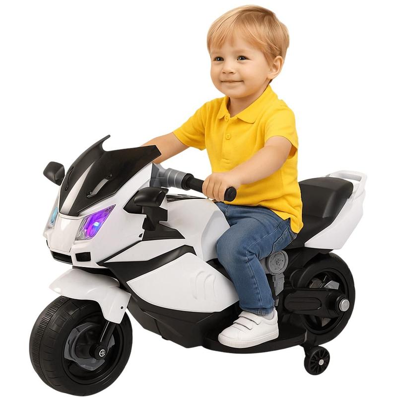 Mini Motinha Elétrica Infantil Importway Branca 6V - Moto Elétrica